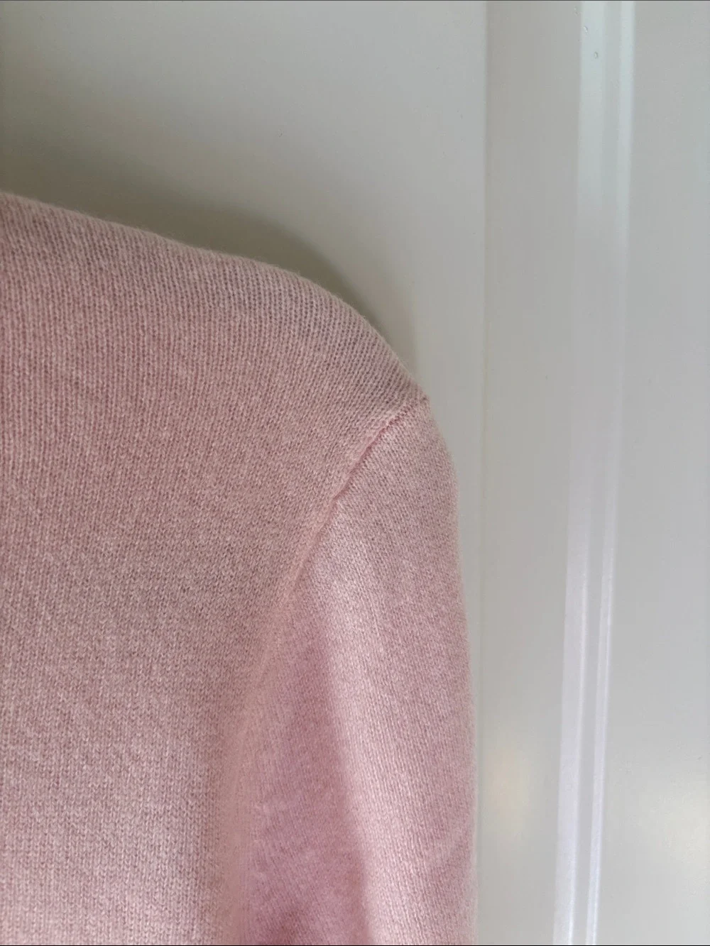 J. Crew Pale Pink Crewneck Sweater